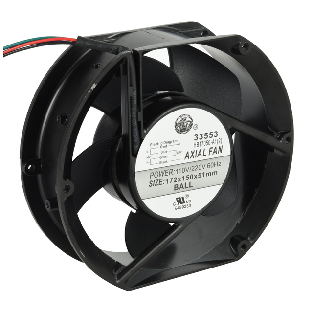 Ventilateur haute efficacité AC double tension 17251